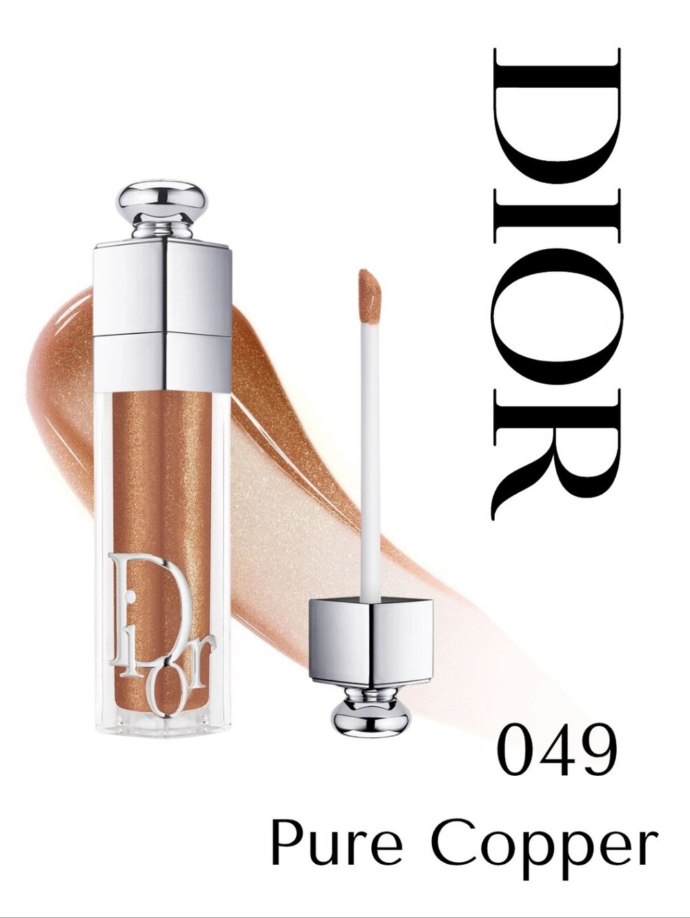 DIOR- Dior Addict Lip MaximizerLip Plumping Gloss - 049 Pure Copper